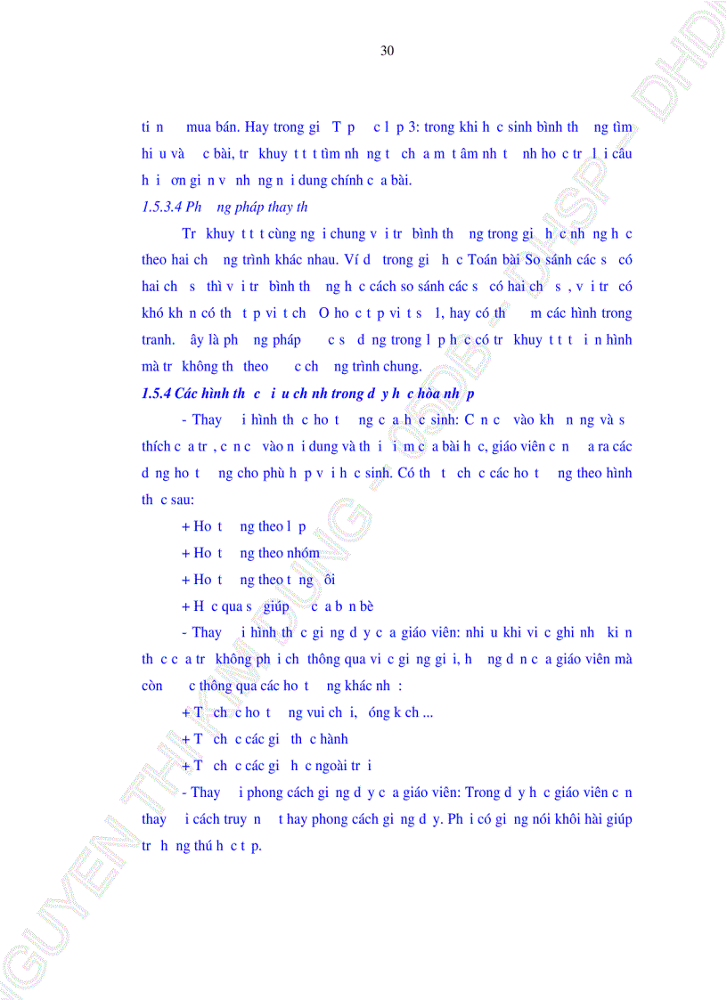 image for page Điều chỉnh nội dung dạy học môn Toán cho học sinh Chậm phát triển trí tuệ học hòa nhập lớp 1 ở các trường Tiểu học trên địa bàn Quận Liên Chiểu Thành phố Đà Nẵng