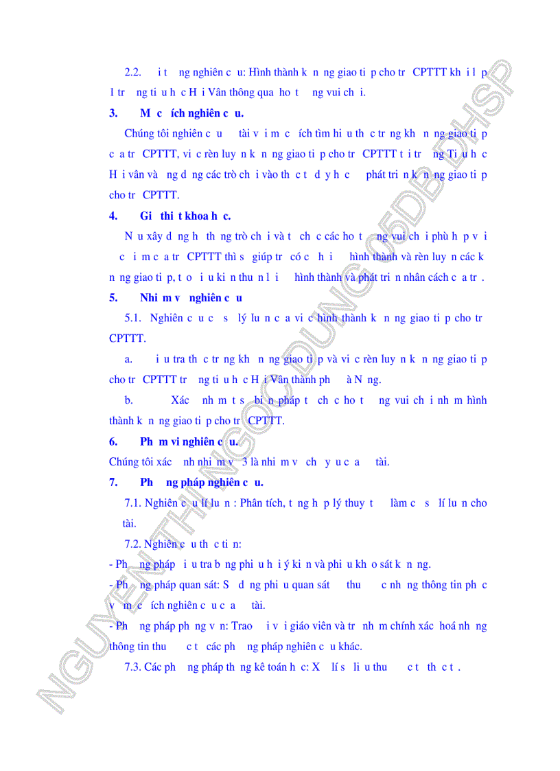 image for page Hình thành kĩ năng giao tiếp cho trẻ CPTTT trường Tiểu học Hải Vân thông qua hoạt động vui chơi