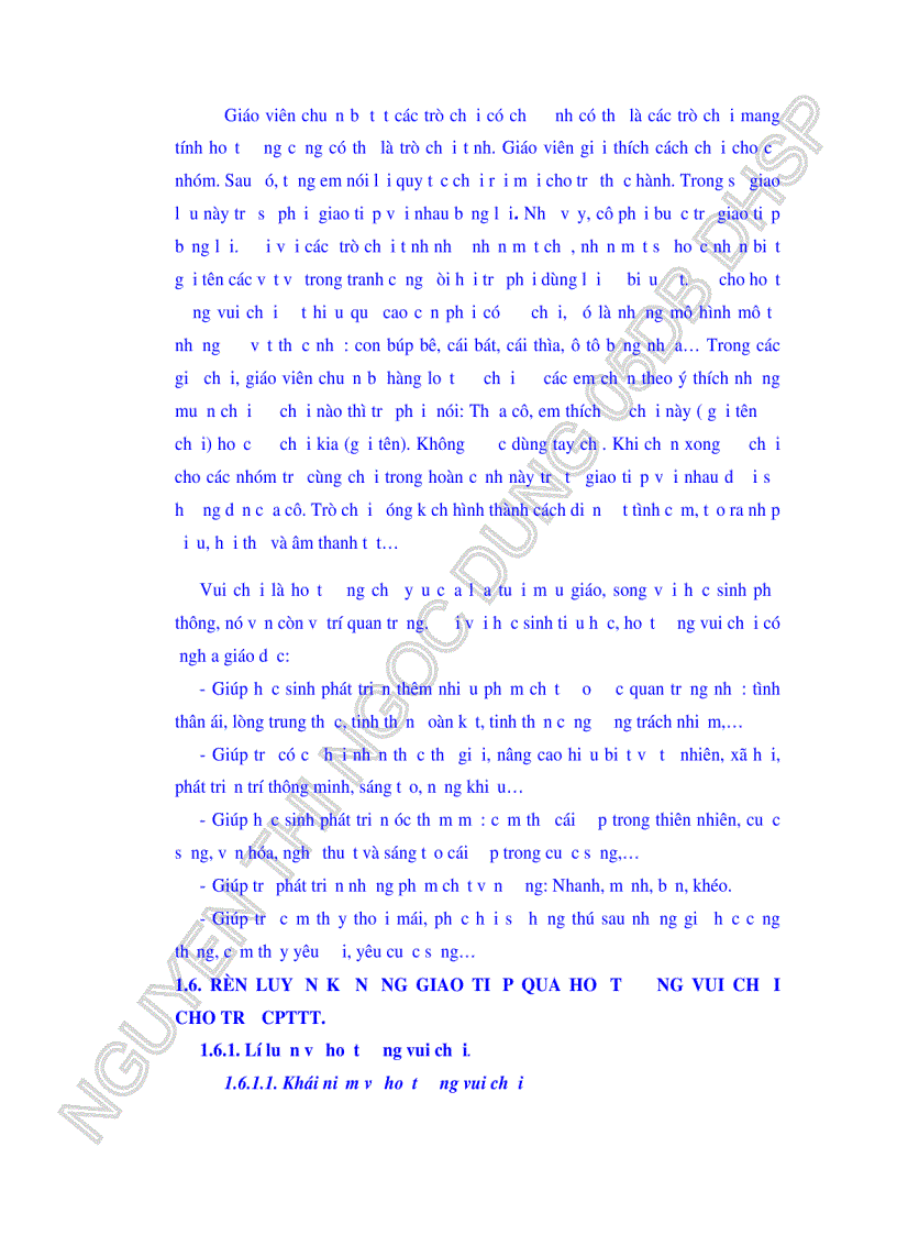 image for page Hình thành kĩ năng giao tiếp cho trẻ CPTTT trường Tiểu học Hải Vân thông qua hoạt động vui chơi