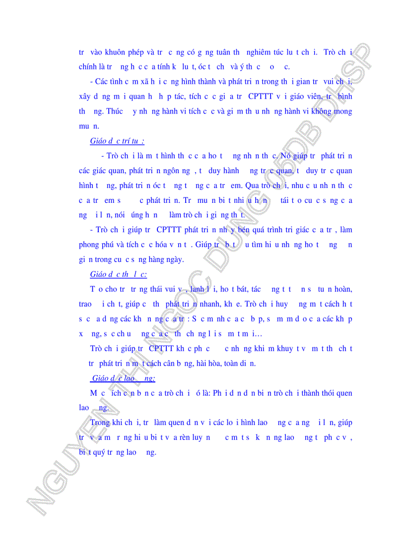 image for page Hình thành kĩ năng giao tiếp cho trẻ CPTTT trường Tiểu học Hải Vân thông qua hoạt động vui chơi