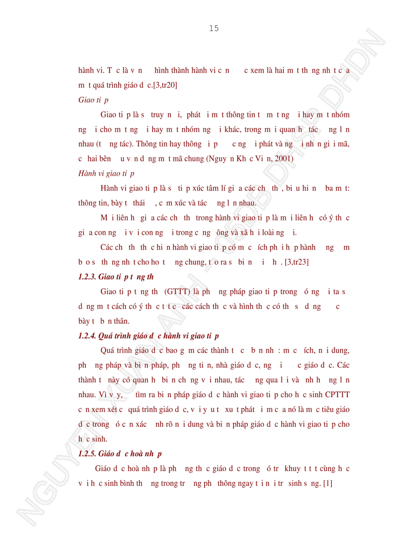 image for page Biện pháp giáo dục hành vi giao tiếp cho học sinh chậm phát triển trí tuệ học hoà nhập