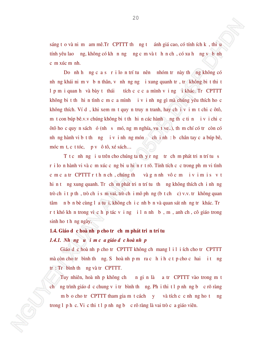 image for page Biện pháp giáo dục hành vi giao tiếp cho học sinh chậm phát triển trí tuệ học hoà nhập