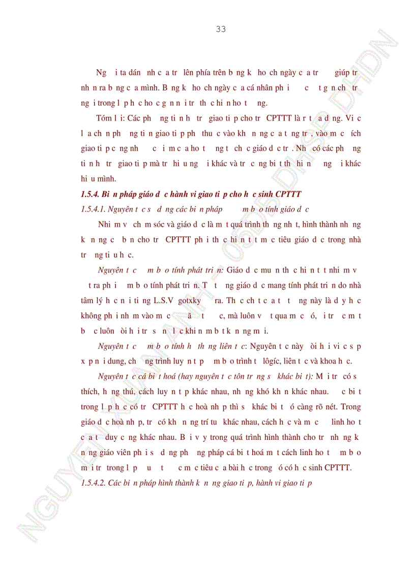 image for page Biện pháp giáo dục hành vi giao tiếp cho học sinh chậm phát triển trí tuệ học hoà nhập