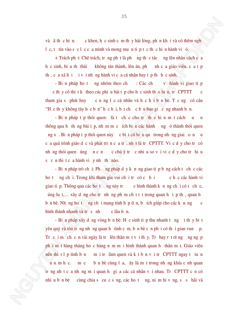 image for page Biện pháp giáo dục hành vi giao tiếp cho học sinh chậm phát triển trí tuệ học hoà nhập