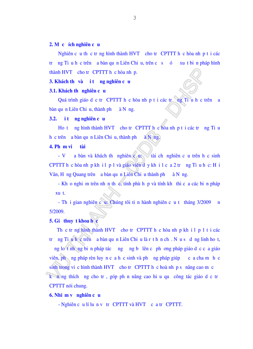 image for page Biện pháp hình thành HVTƯ cho trẻ CPTTT học hòa nhập ở các trường Tiểu học trên địa bàn Quận Liên Chiểu thành phố Đà Nẵng