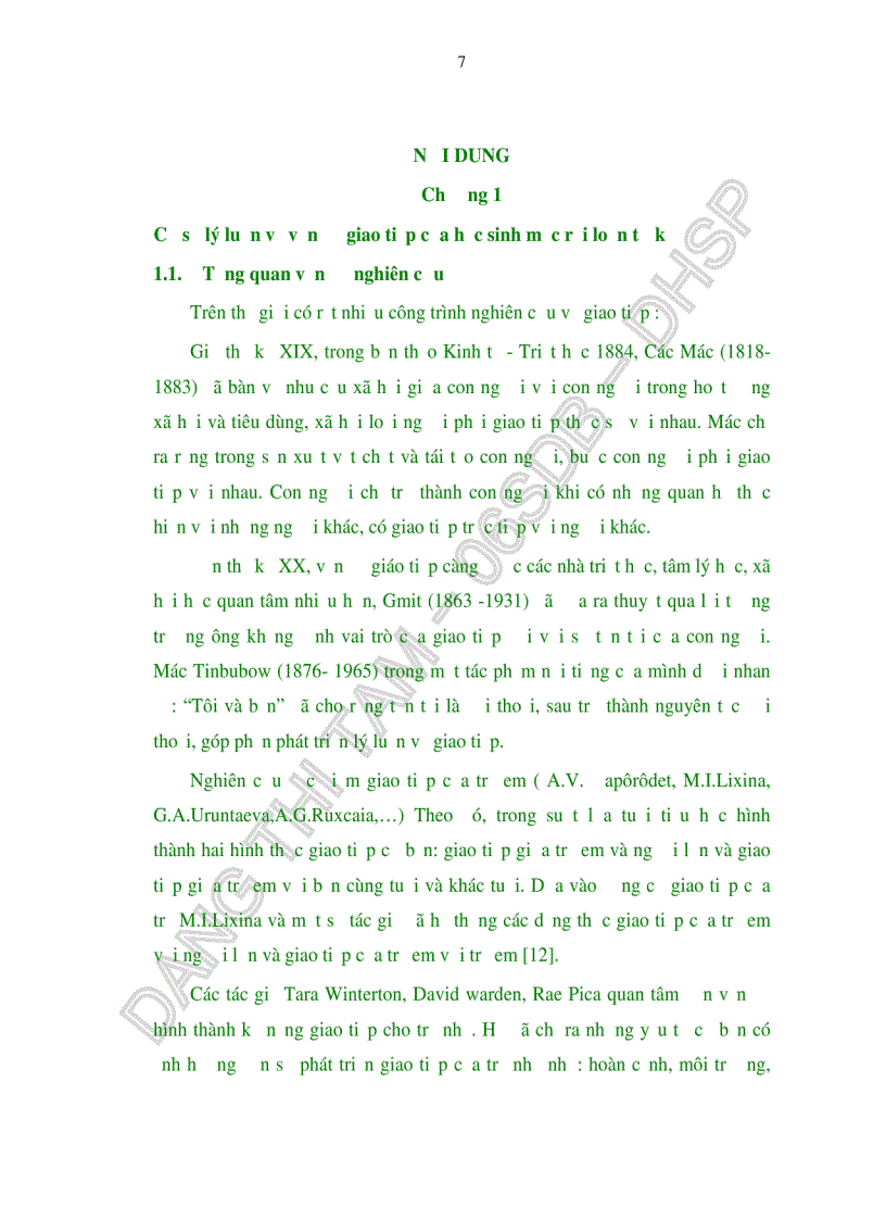 image for page Những khó khăn trong giao tiếp của học sinh mắc rối loạn tự kỷ ở các trường tiểu học trên địa bàn Quận Liên Chiểu thành phố Đà Nẵng