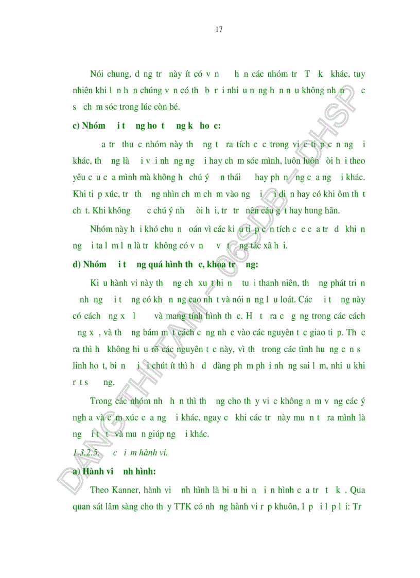 image for page Những khó khăn trong giao tiếp của học sinh mắc rối loạn tự kỷ ở các trường tiểu học trên địa bàn Quận Liên Chiểu thành phố Đà Nẵng