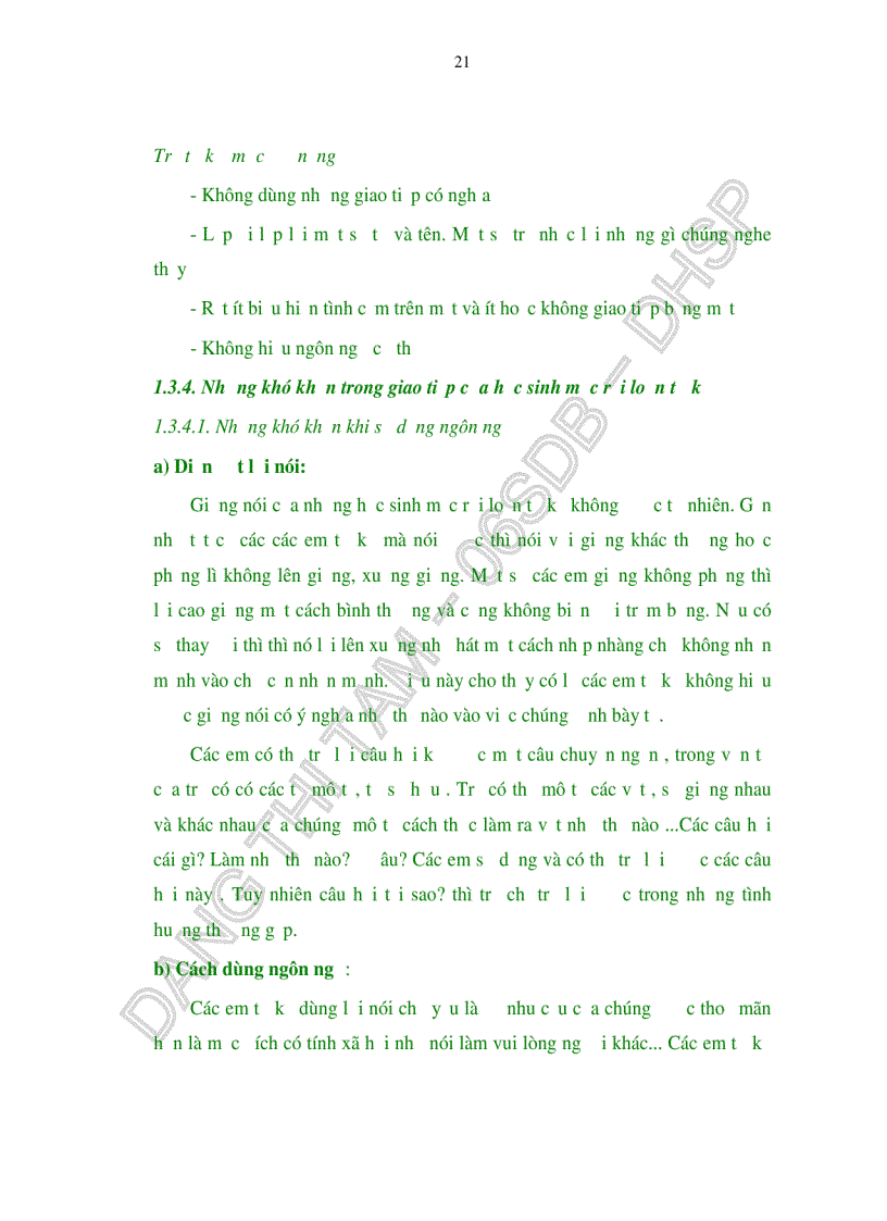 image for page Những khó khăn trong giao tiếp của học sinh mắc rối loạn tự kỷ ở các trường tiểu học trên địa bàn Quận Liên Chiểu thành phố Đà Nẵng