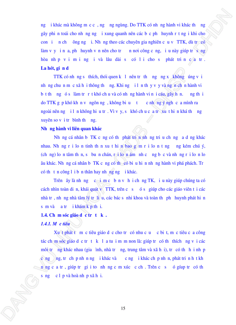 image for page Thực trạng chăm sóc giáo dục cho trẻ tự kỷ tại gia đình ở thành phố Đà Nẵng