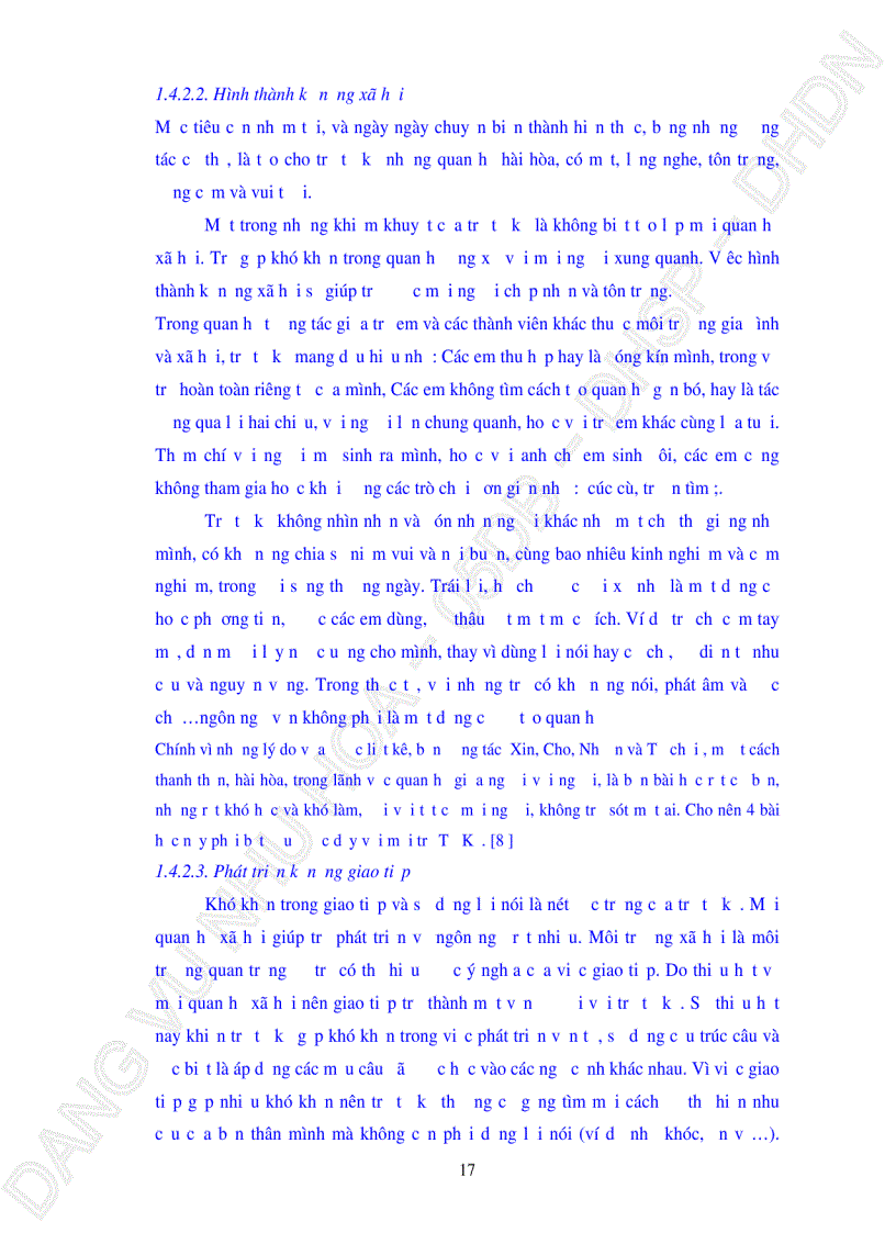 image for page Thực trạng chăm sóc giáo dục cho trẻ tự kỷ tại gia đình ở thành phố Đà Nẵng