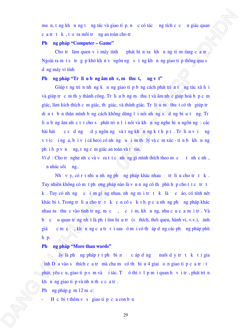 image for page Thực trạng chăm sóc giáo dục cho trẻ tự kỷ tại gia đình ở thành phố Đà Nẵng