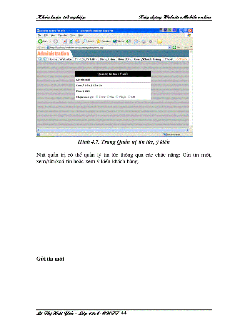 image for page Xây dựng website eMobile online