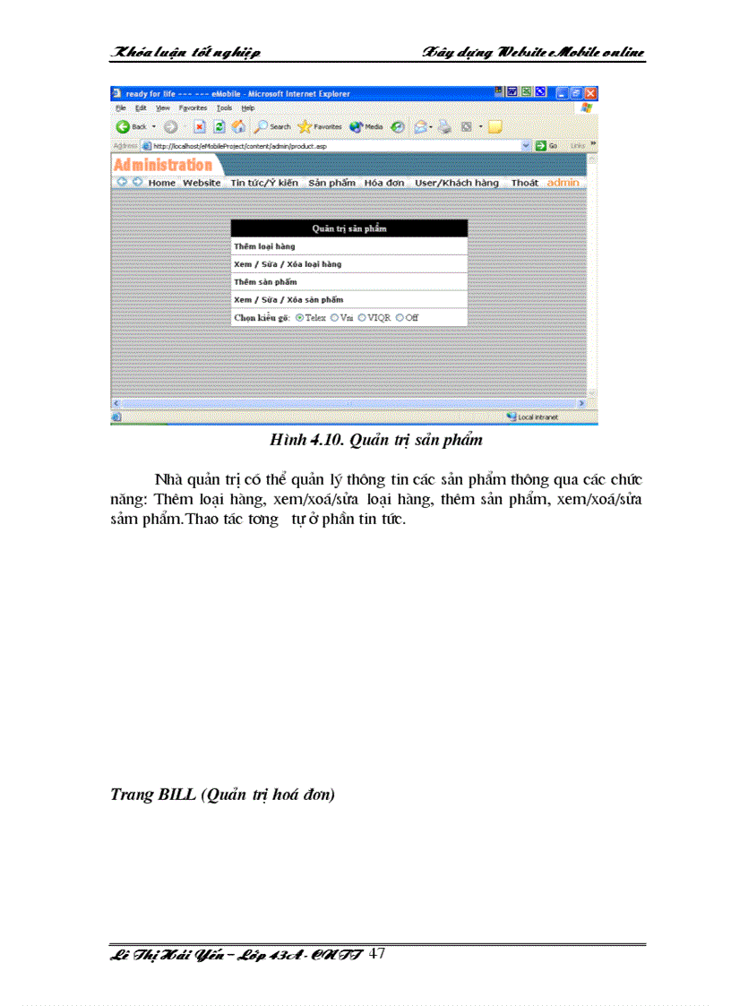 image for page Xây dựng website eMobile online