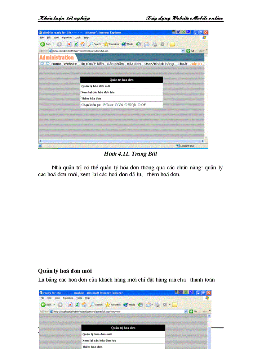 image for page Xây dựng website eMobile online