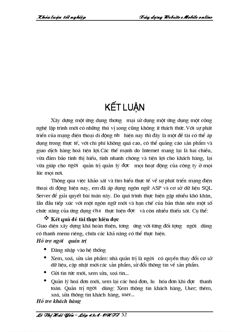 image for page Xây dựng website eMobile online