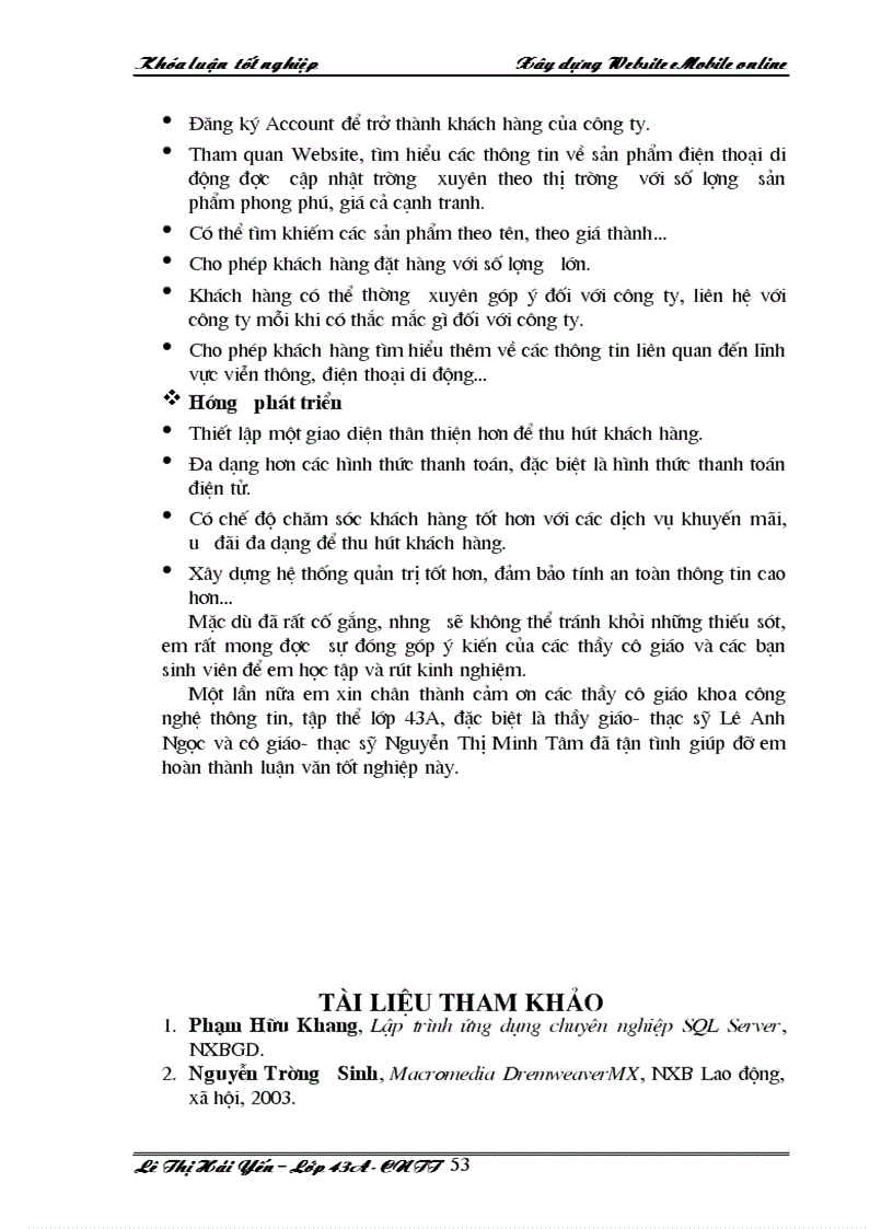 image for page Xây dựng website eMobile online