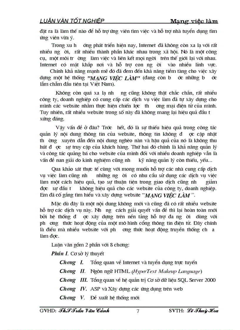 image for page Xây dựng một hệ thống Mạng việc làm