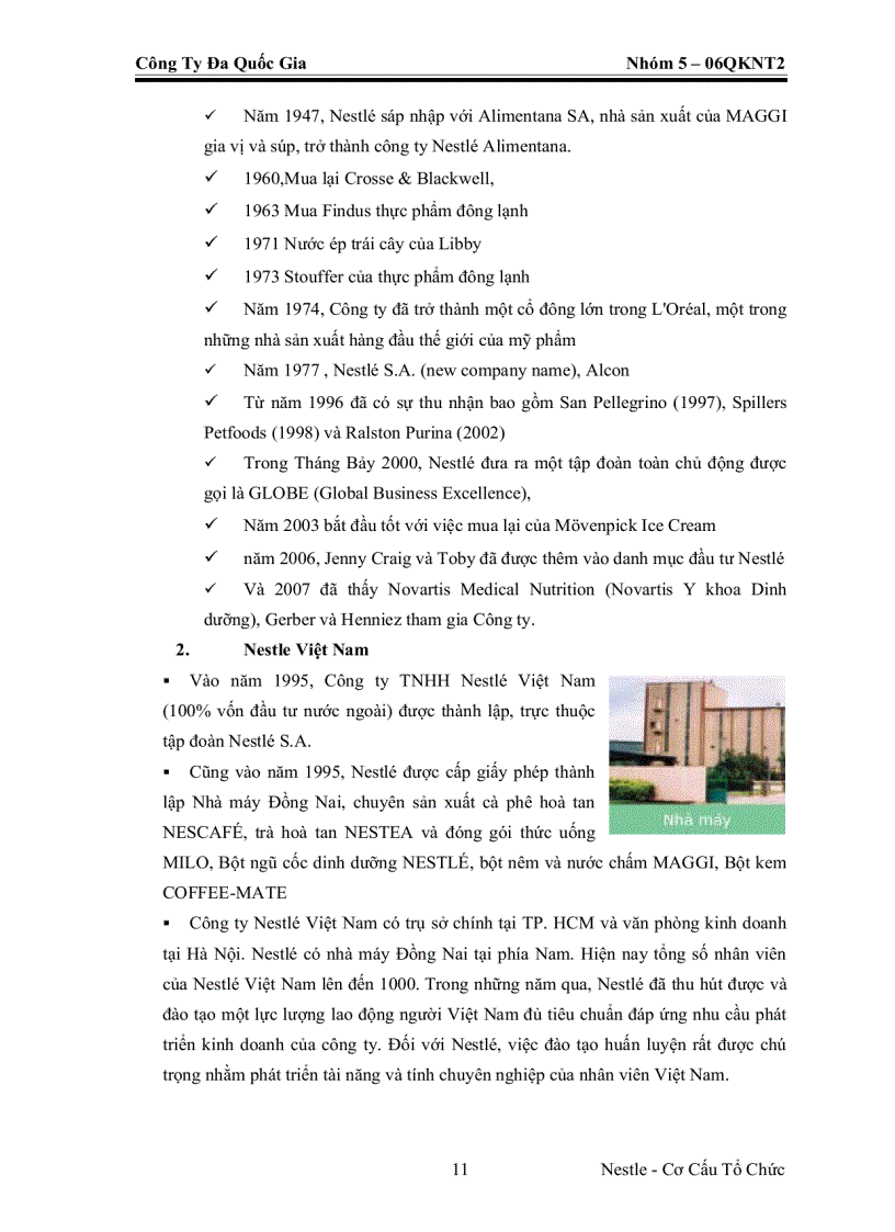 image for page Cơ cấu tổ chức công ty đa quốc gia nestle