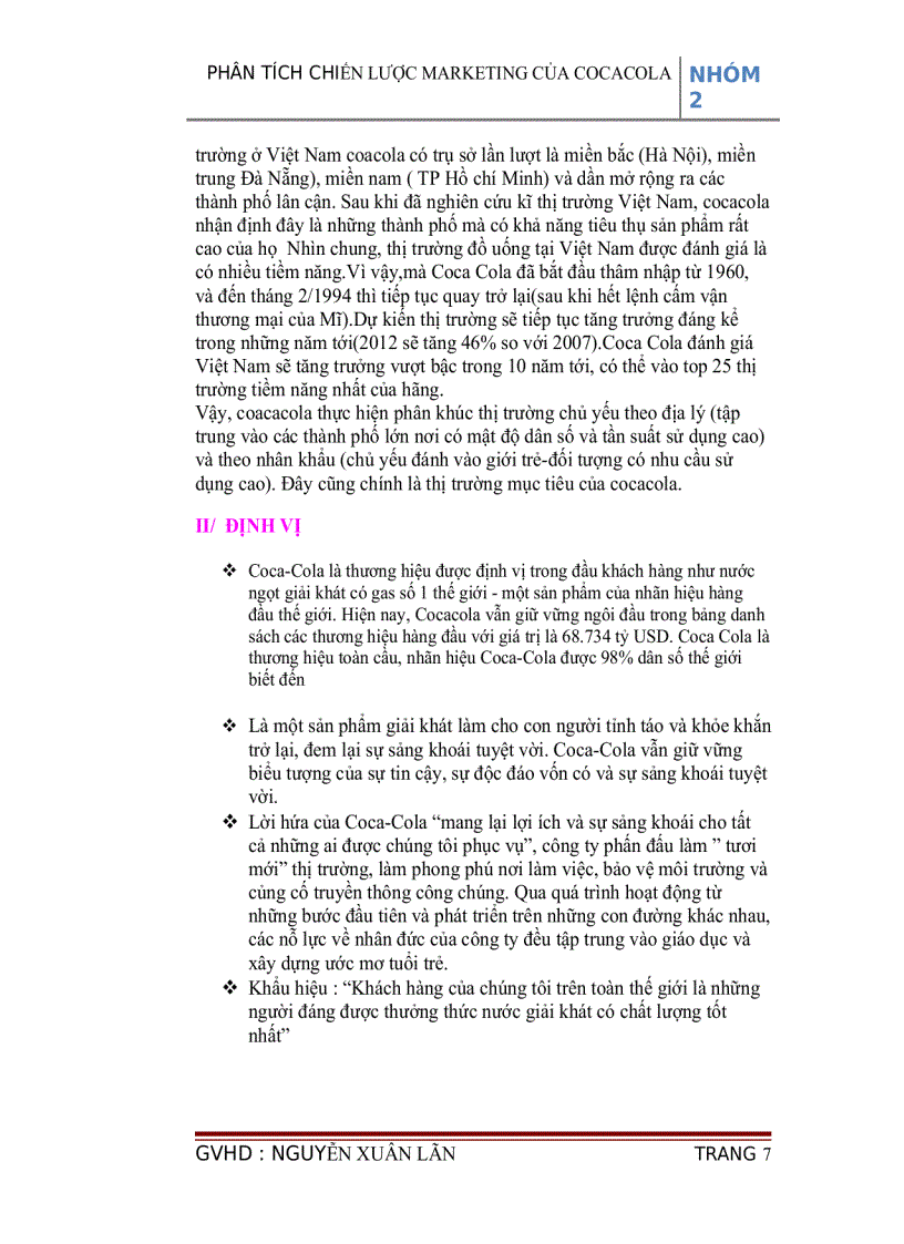 image for page Phân tích chiến lược marketing của cocacola