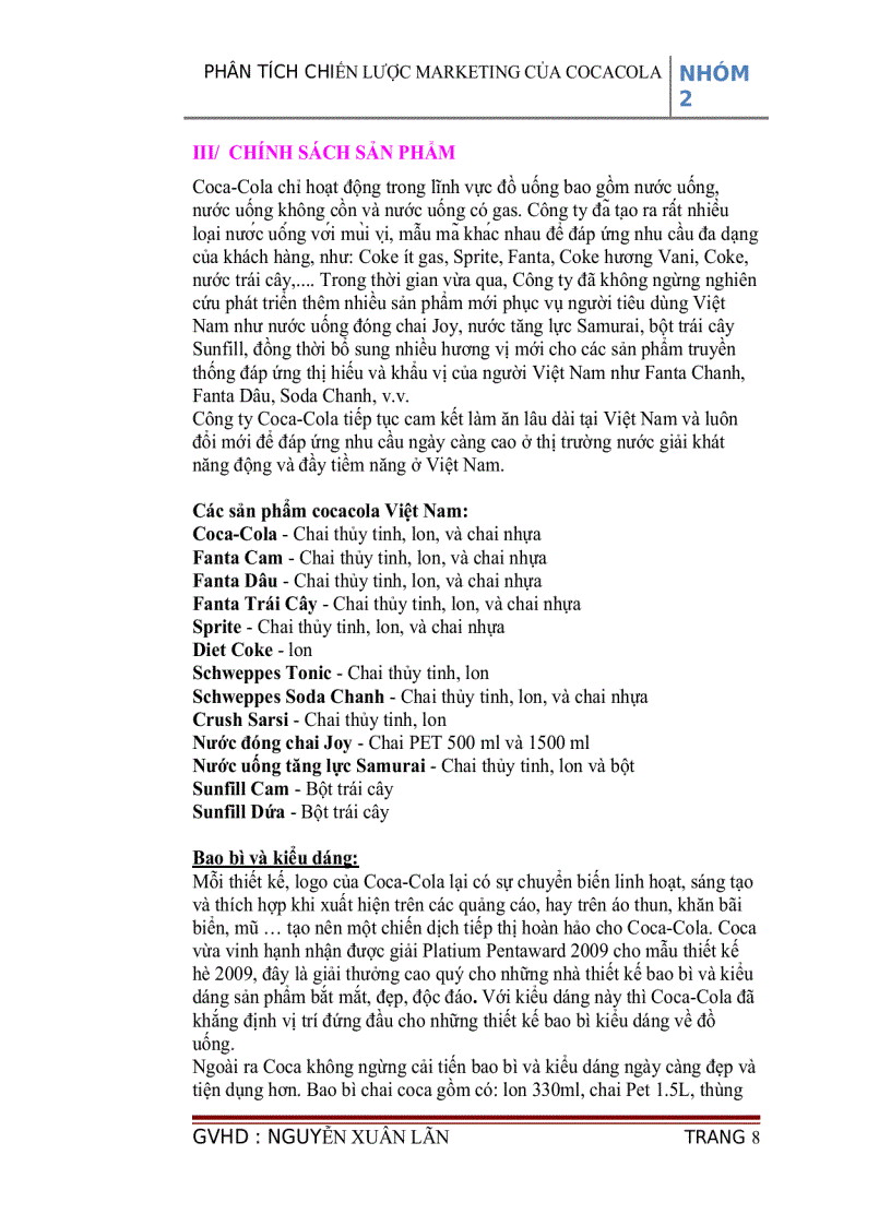 image for page Phân tích chiến lược marketing của cocacola