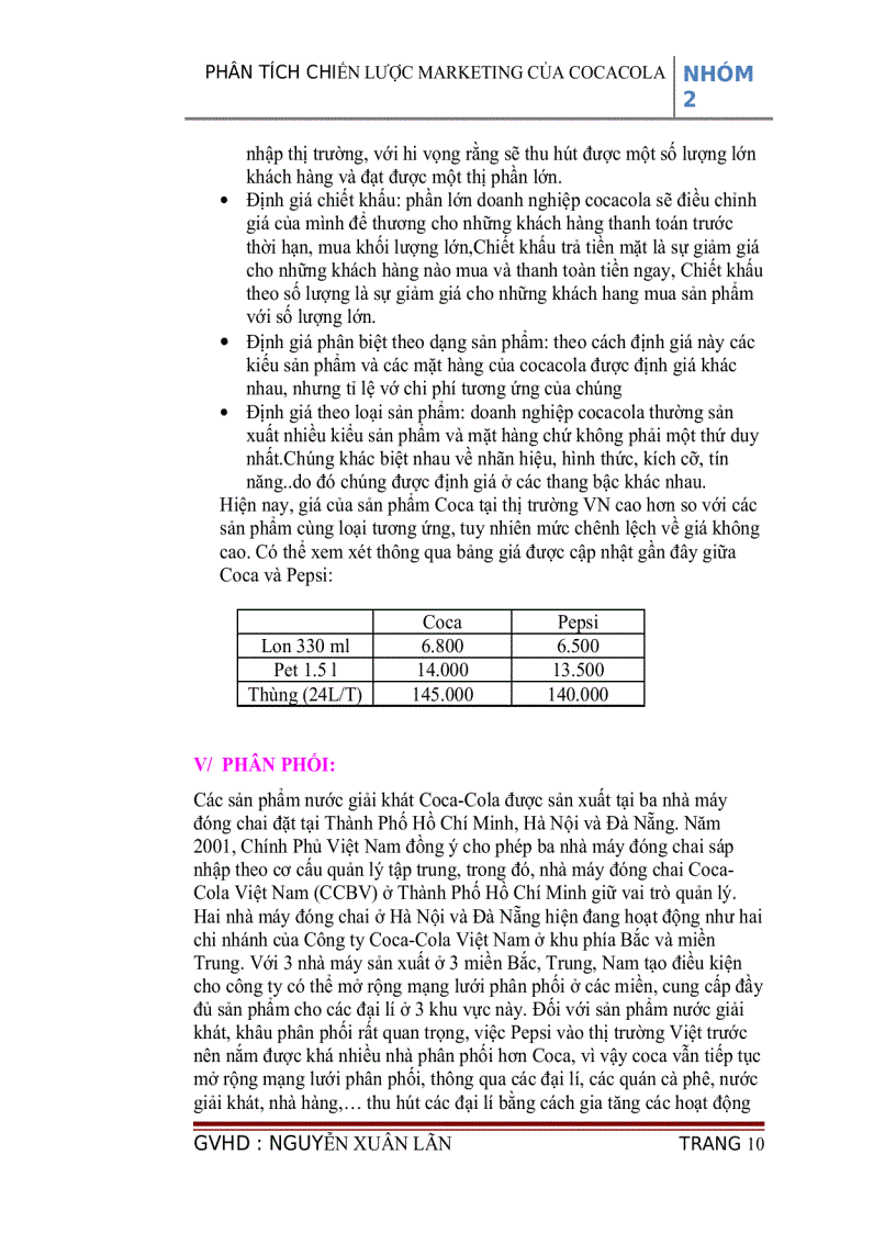 image for page Phân tích chiến lược marketing của cocacola