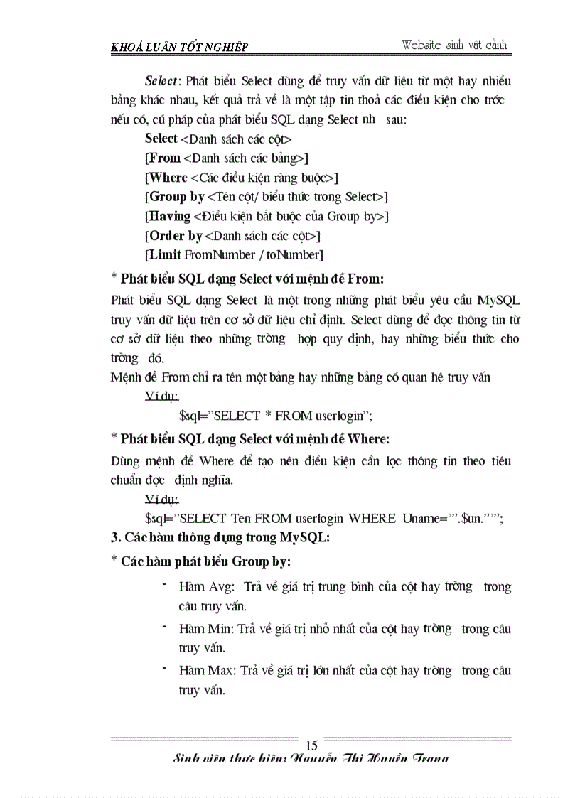 image for page Xây dựng Website sinh vật cảnh