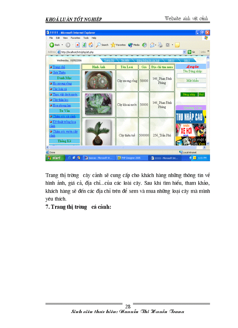 image for page Xây dựng Website sinh vật cảnh