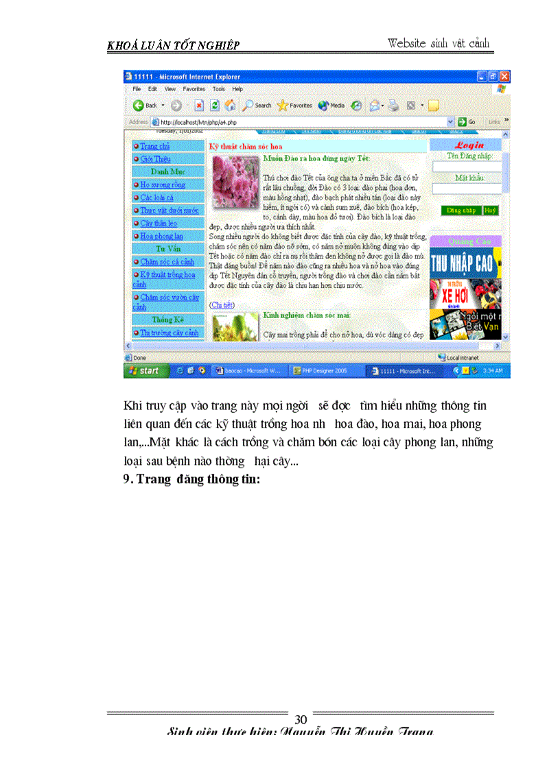 image for page Xây dựng Website sinh vật cảnh