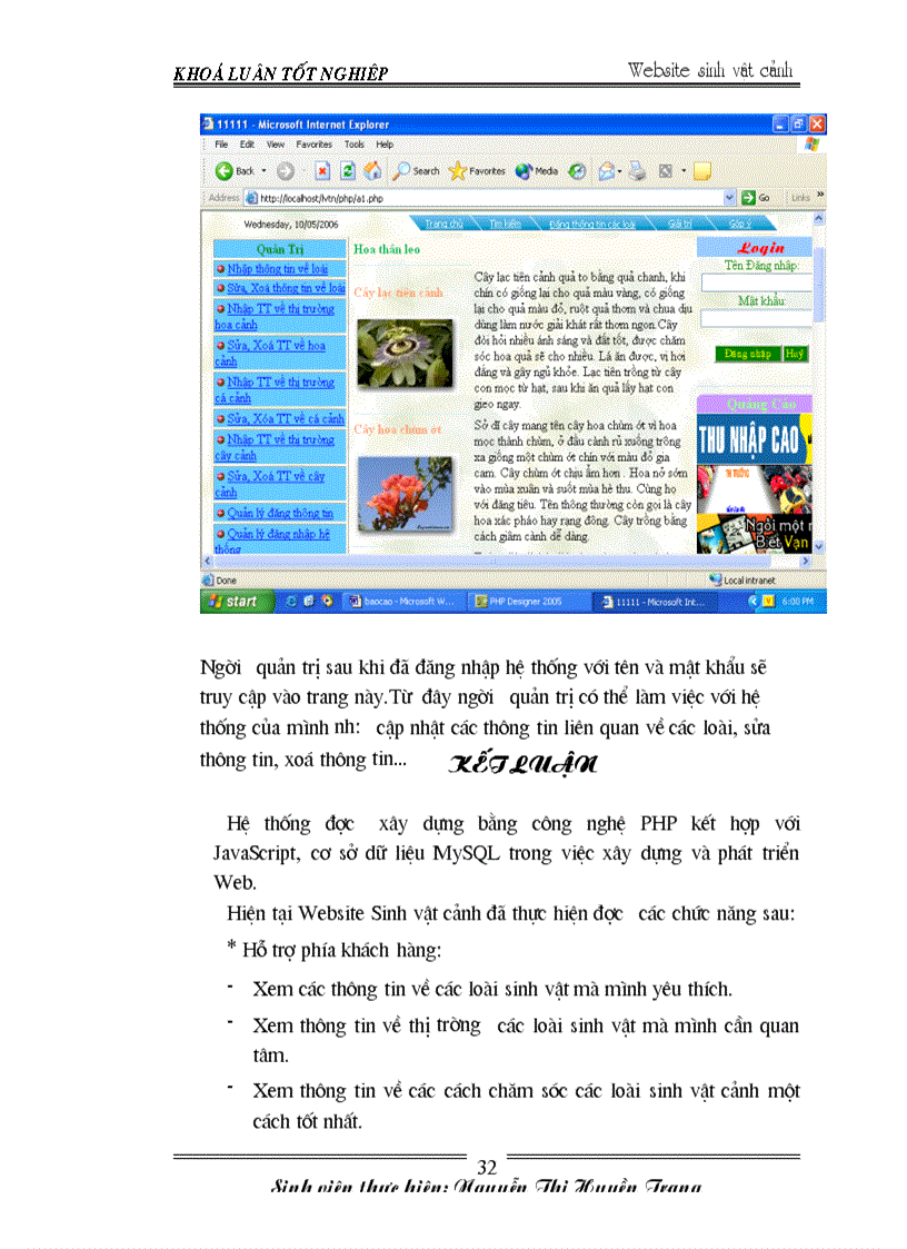 image for page Xây dựng Website sinh vật cảnh