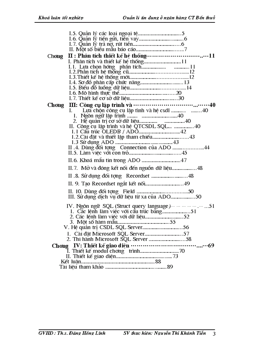 image for page Quản lý tín dụng ở ngân hàng công thương Bến Thuỷ bằng ngôn ngữ lập trình Visual Basic