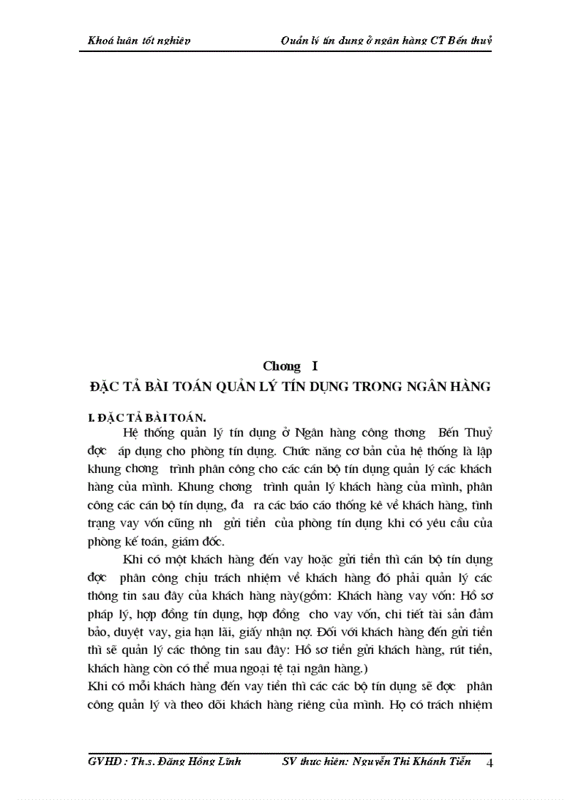 image for page Quản lý tín dụng ở ngân hàng công thương Bến Thuỷ bằng ngôn ngữ lập trình Visual Basic