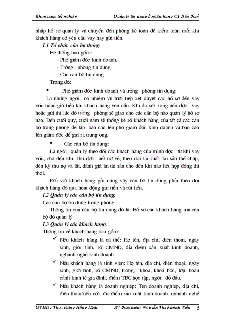 image for page Quản lý tín dụng ở ngân hàng công thương Bến Thuỷ bằng ngôn ngữ lập trình Visual Basic