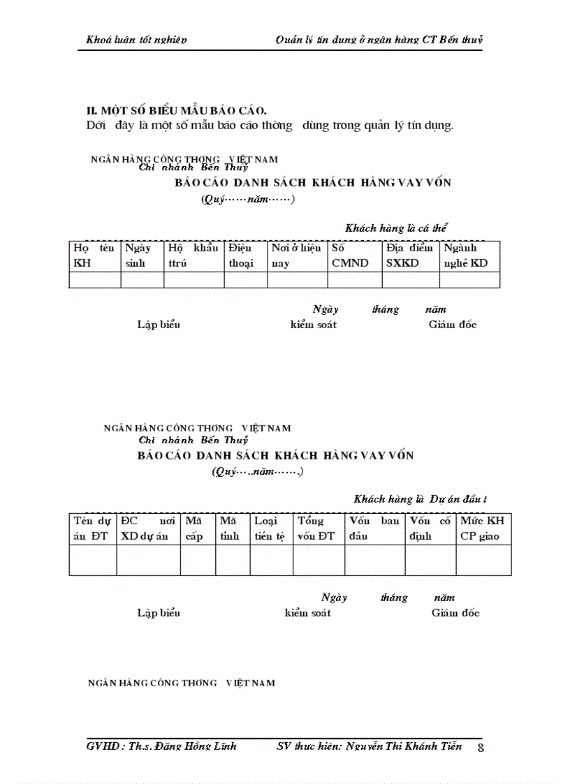 image for page Quản lý tín dụng ở ngân hàng công thương Bến Thuỷ bằng ngôn ngữ lập trình Visual Basic