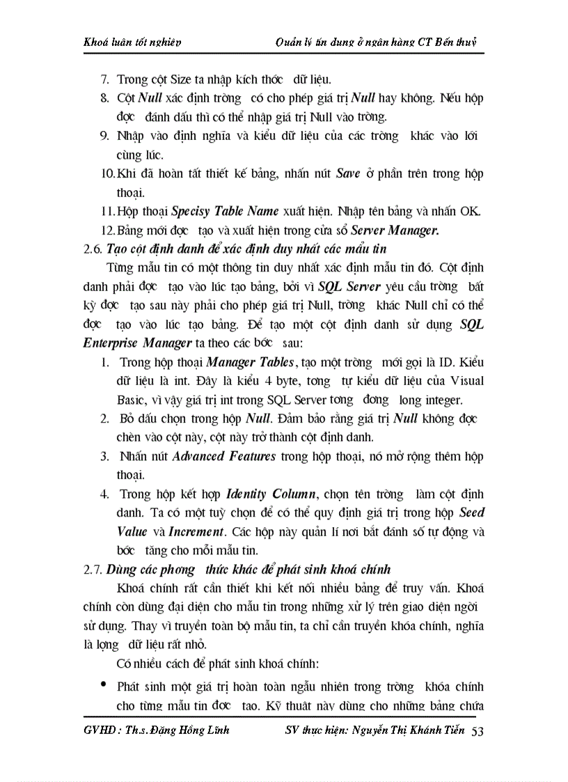 image for page Quản lý tín dụng ở ngân hàng công thương Bến Thuỷ bằng ngôn ngữ lập trình Visual Basic