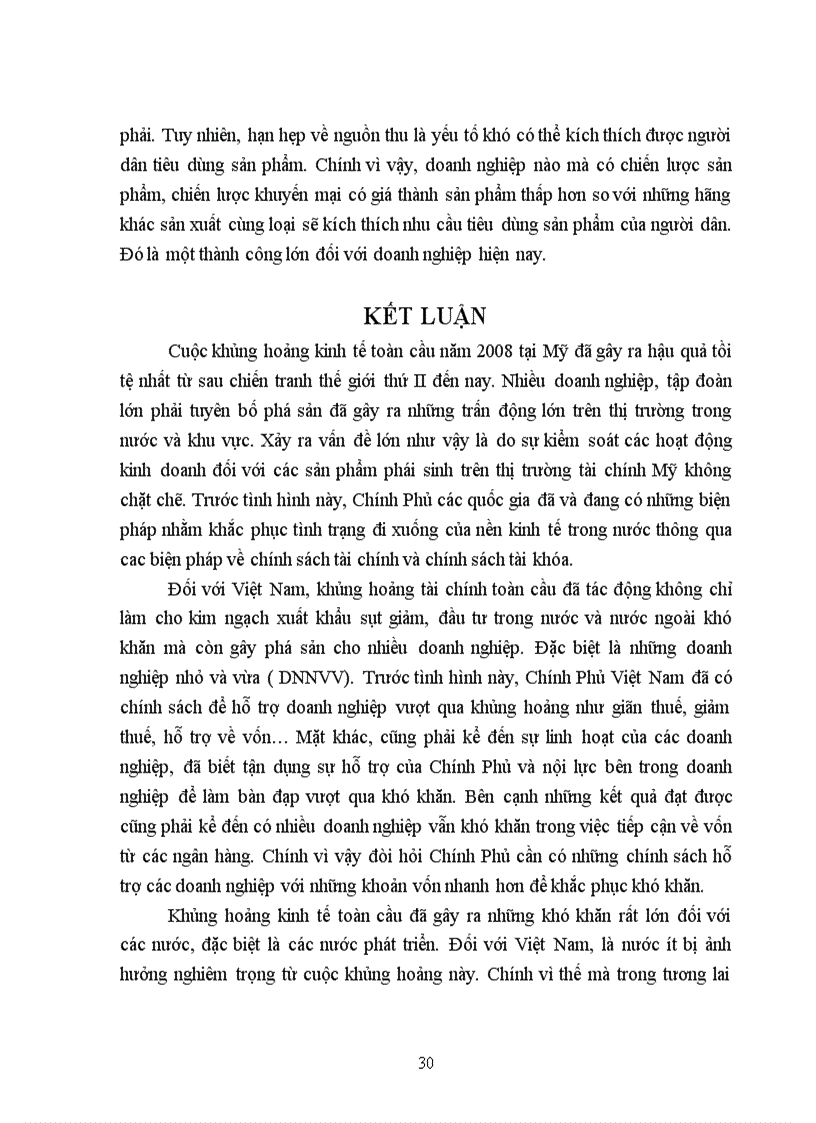 image for page Tác động của khủng hoảng kinh tế toàn cầu tới các doanh nghiệp Việt Nam và giải pháp khắc phục