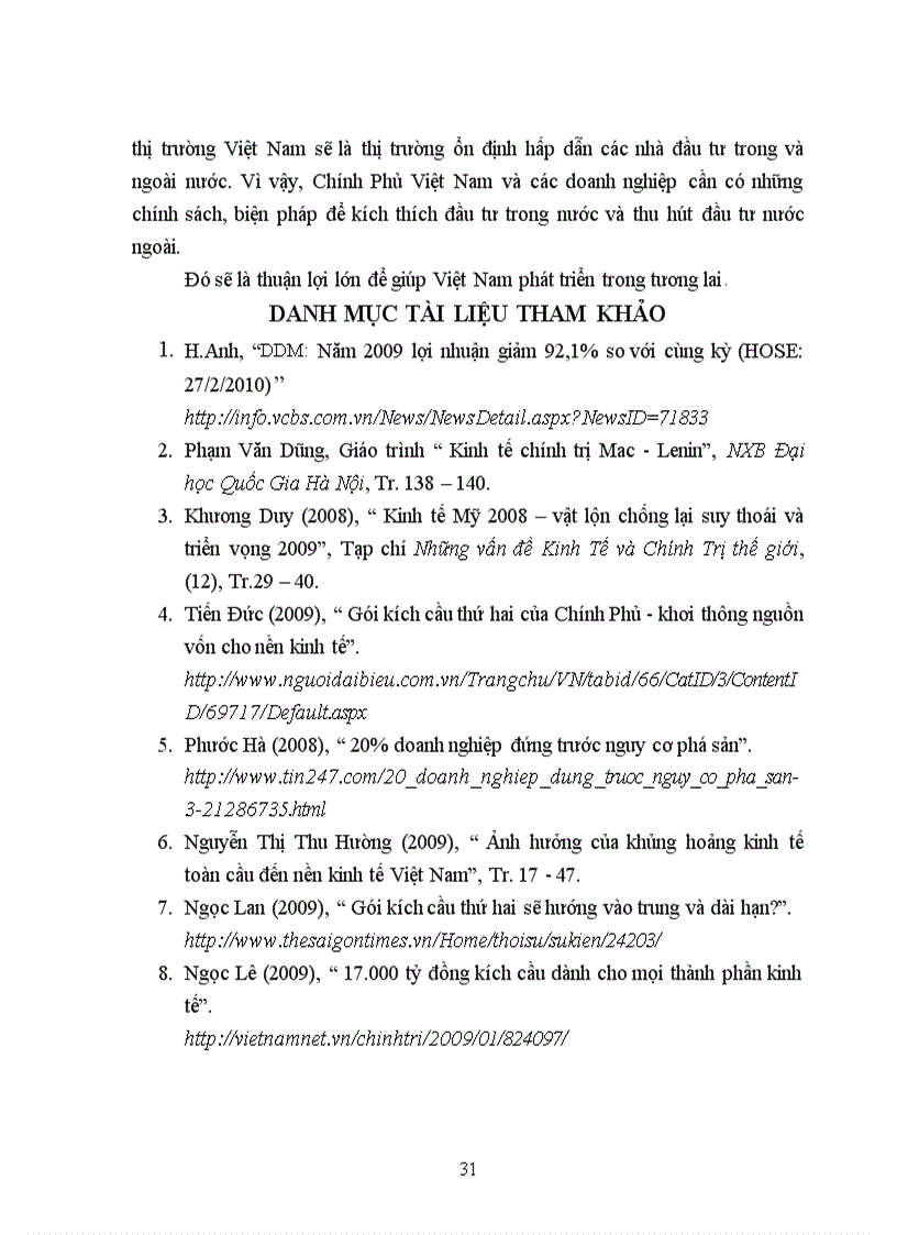 image for page Tác động của khủng hoảng kinh tế toàn cầu tới các doanh nghiệp Việt Nam và giải pháp khắc phục