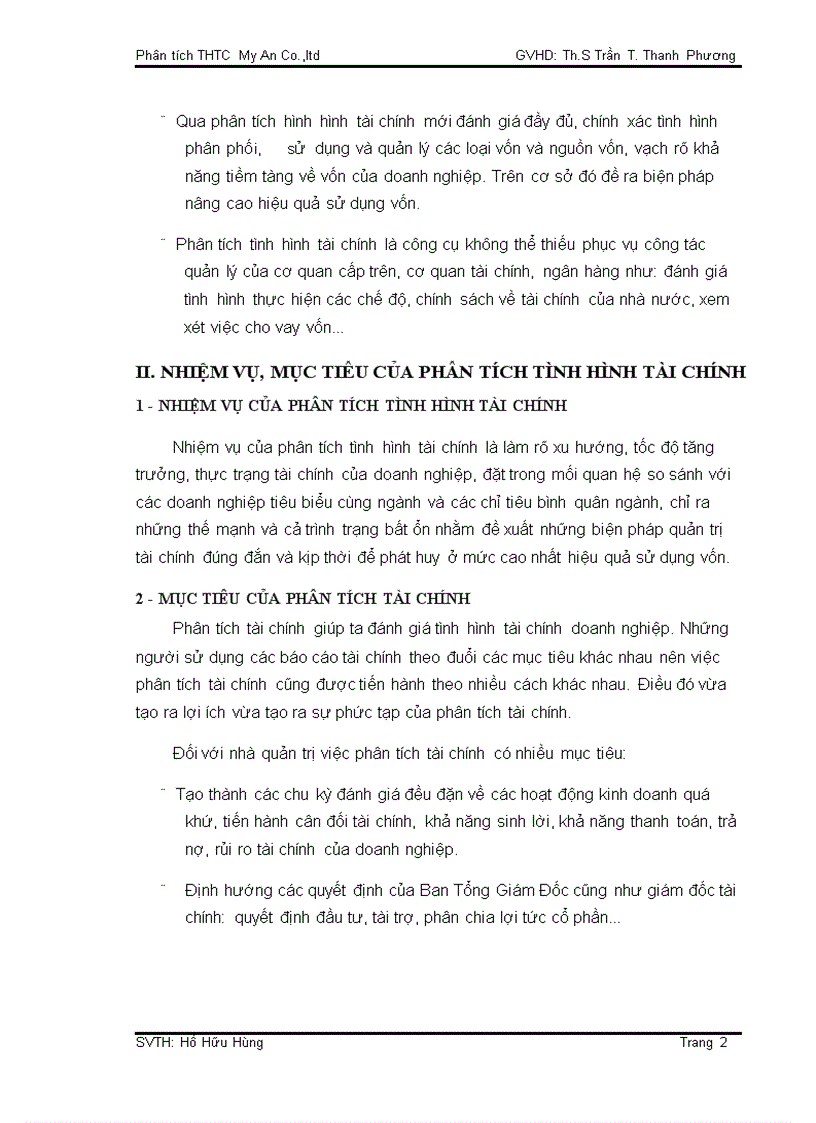 image for page Phân tích tình hình tài chính công ty TNHH may xuất khẩu Mỹ An