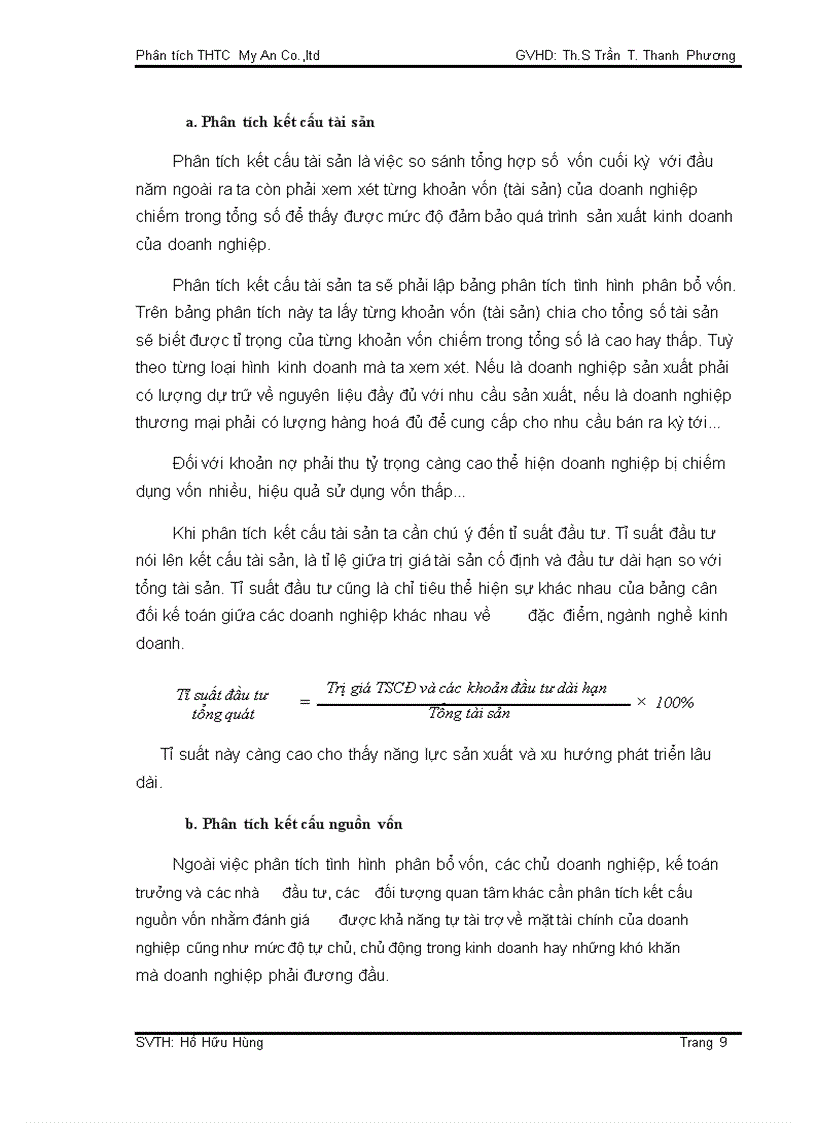 image for page Phân tích tình hình tài chính công ty TNHH may xuất khẩu Mỹ An