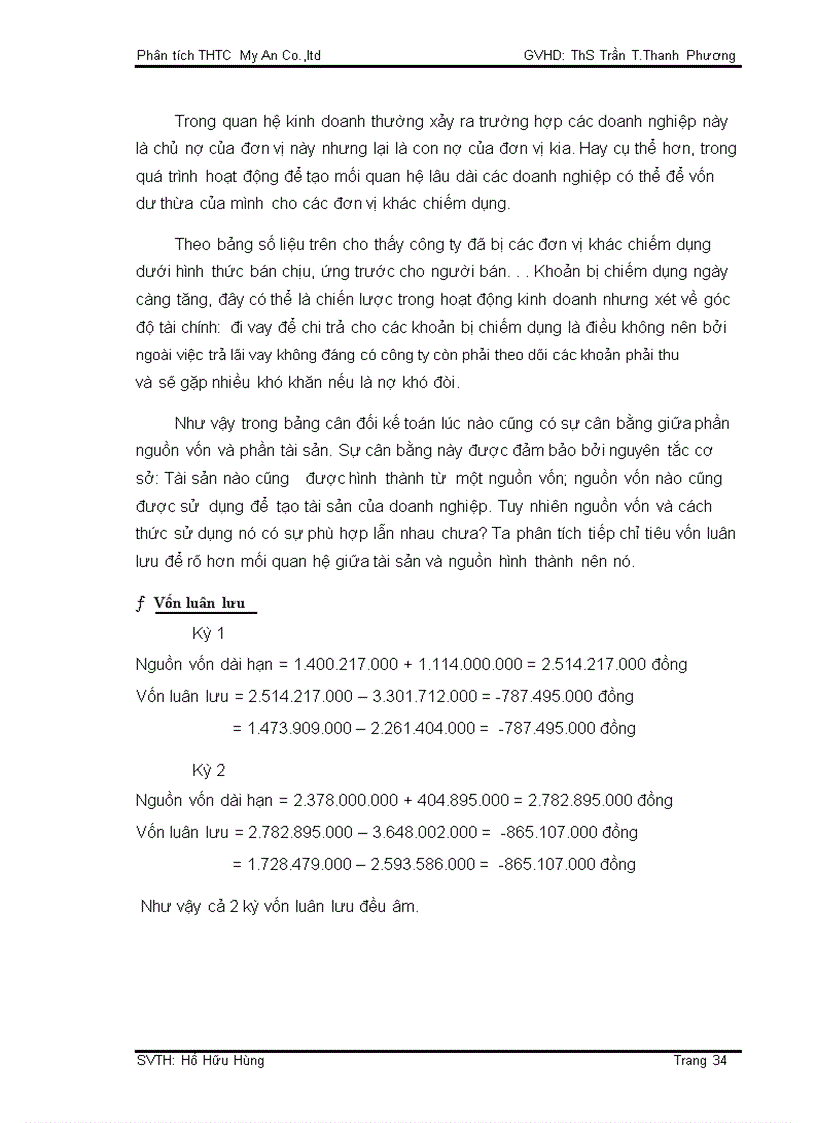 image for page Phân tích tình hình tài chính công ty TNHH may xuất khẩu Mỹ An