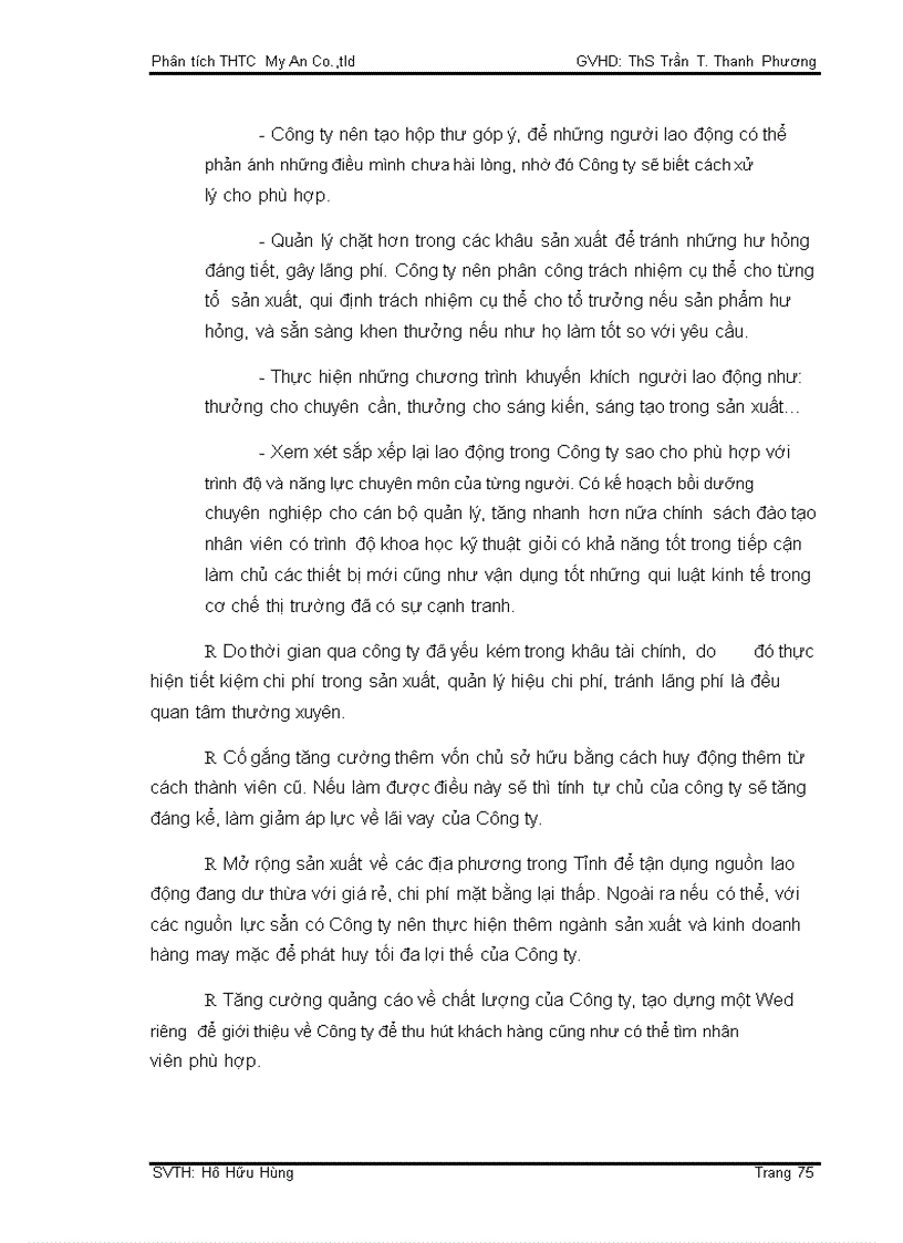 image for page Phân tích tình hình tài chính công ty TNHH may xuất khẩu Mỹ An