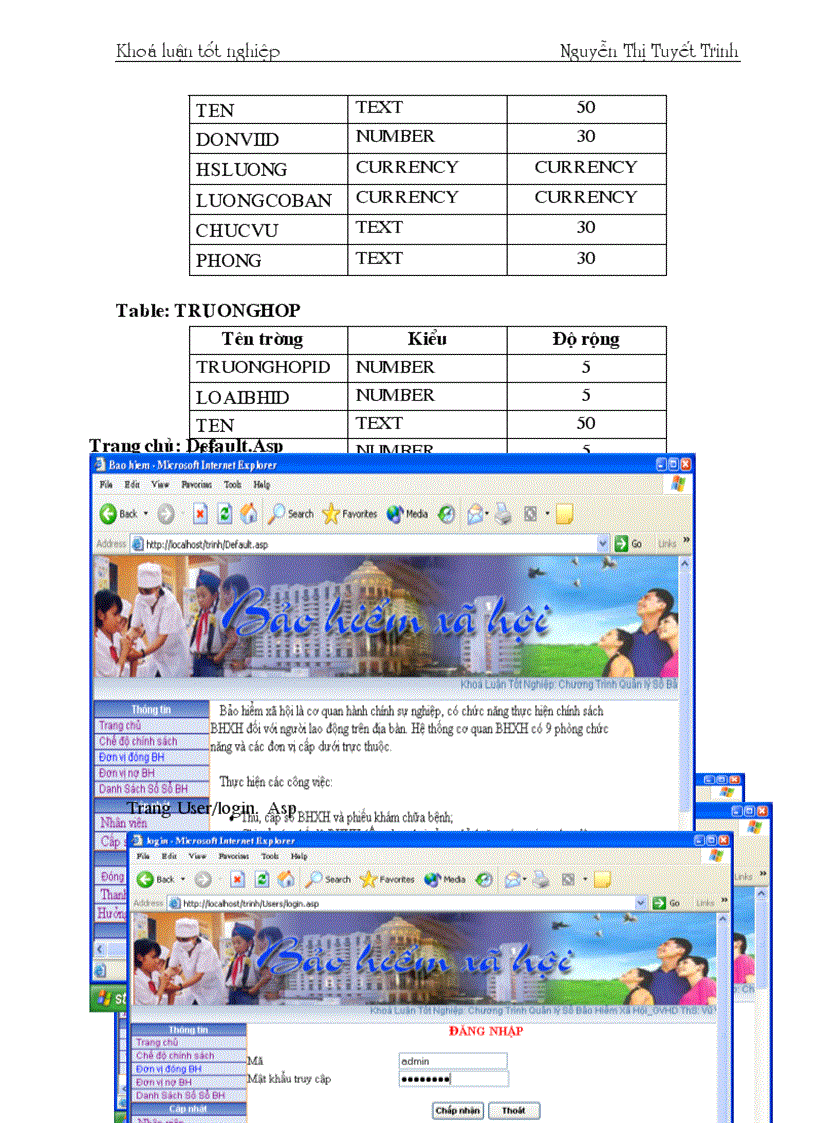 image for page Xây dựng website Quản lý bảo hiểm xã hội