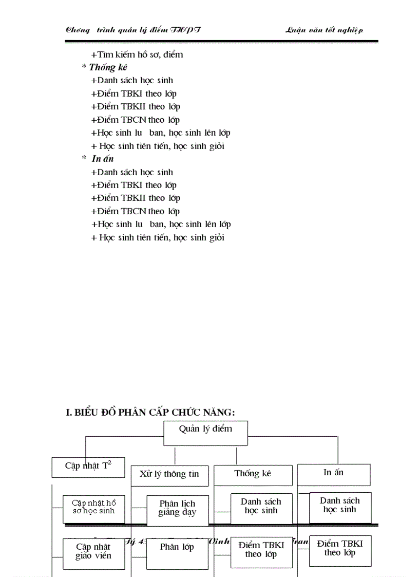 image for page Quản lý điểm ở trường Trung học phổ thông