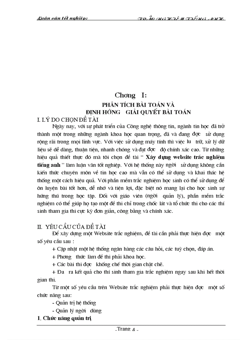 image for page Xây dựng website trắc nghiệm tiếng anh