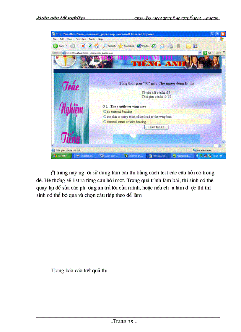 image for page Xây dựng website trắc nghiệm tiếng anh