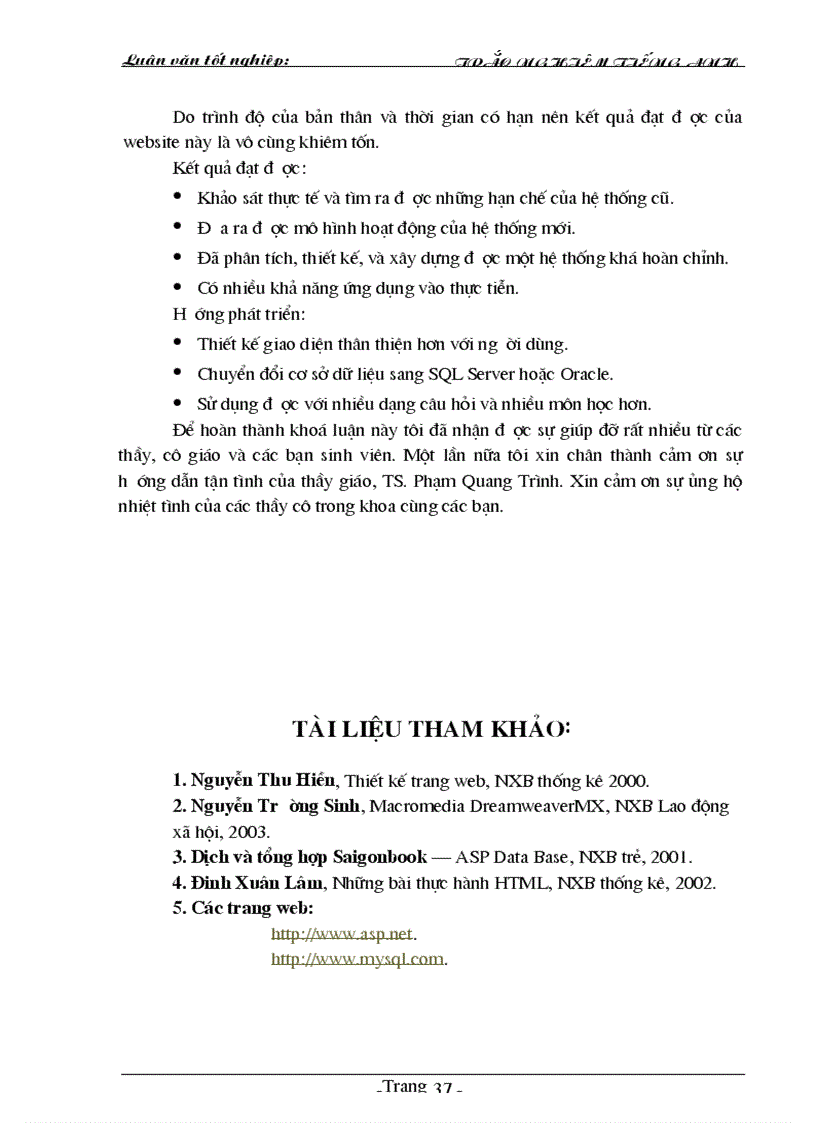 image for page Xây dựng website trắc nghiệm tiếng anh