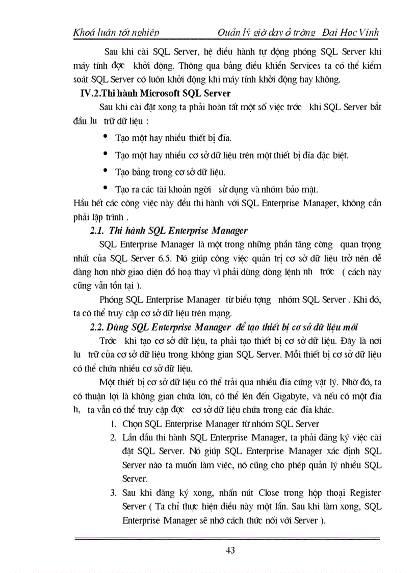 image for page Xây dựng phần mềm Quản lý Giờ dạy ở trường Đại Học Vinh