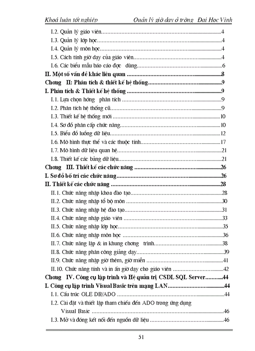 image for page Xây dựng phần mềm Quản lý Giờ dạy ở trường Đại Học Vinh