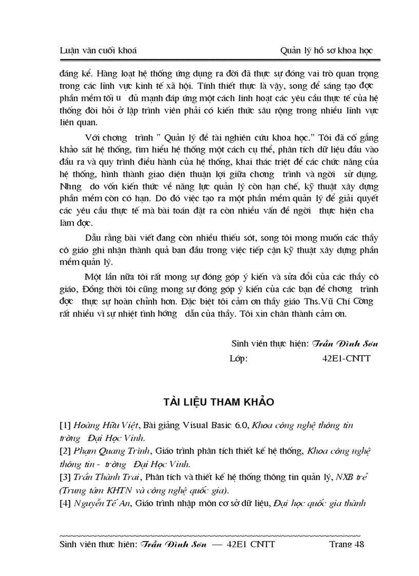 image for page Xây dựng phầm mềm Quản lý đề tài nghiên cứu khoa học