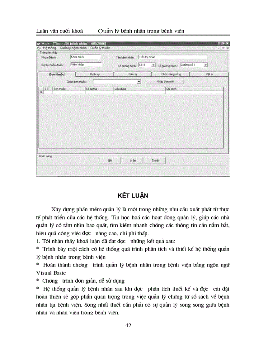 image for page Xây dựng phần mềm quản lý bệnh nhân trong bệnh viện