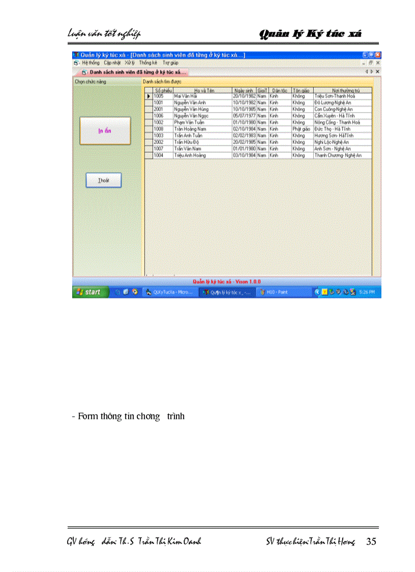 image for page Xây dựng phần mềm quản lý Ký túc xá